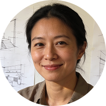 Porträtt på  Maya Lin, inredningsarkitekt