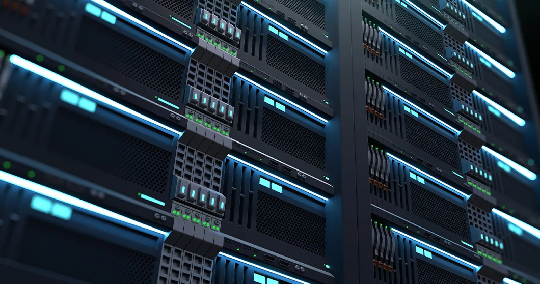 V-server i datacentret